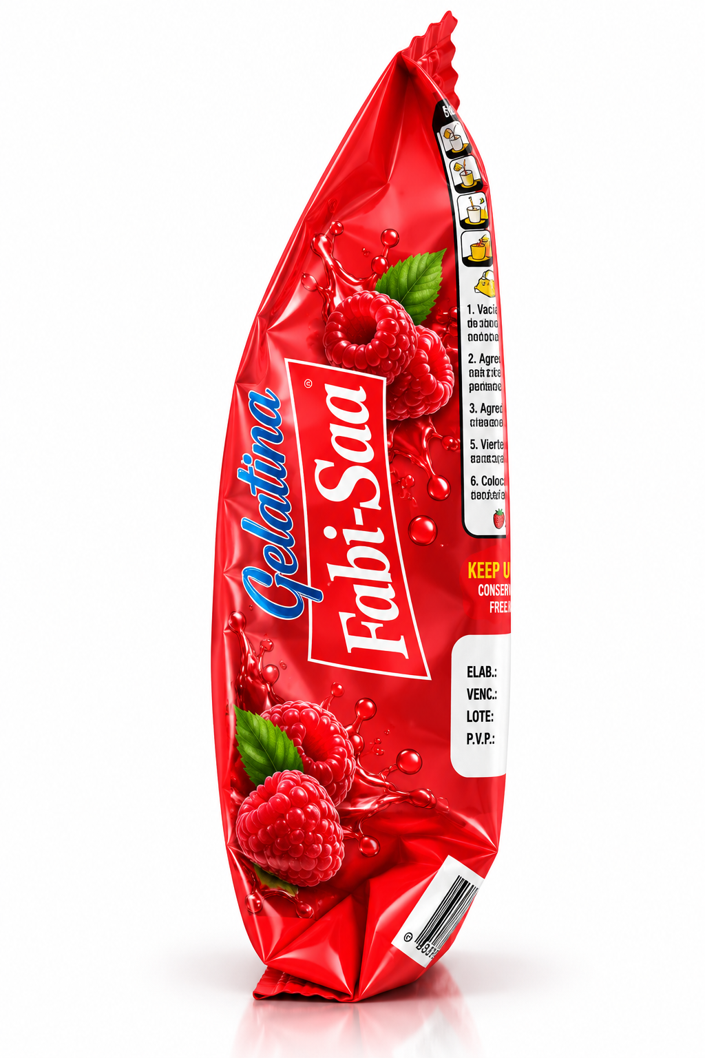 Gelatina Sabor a Frambueza