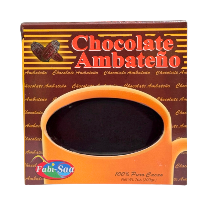 Chocolate Ambateño en Tableta 7 oz