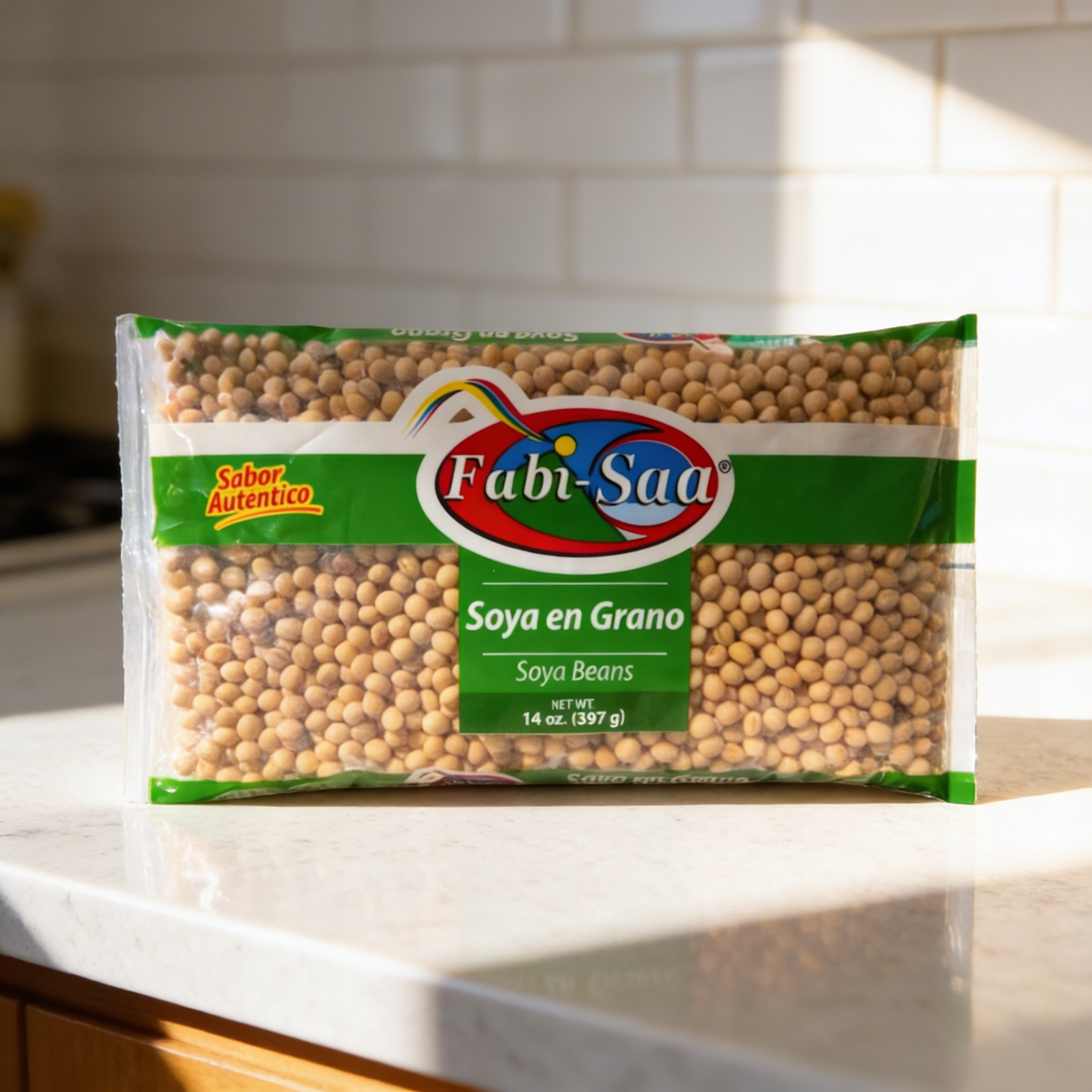 Soya en granos seco 14 oz