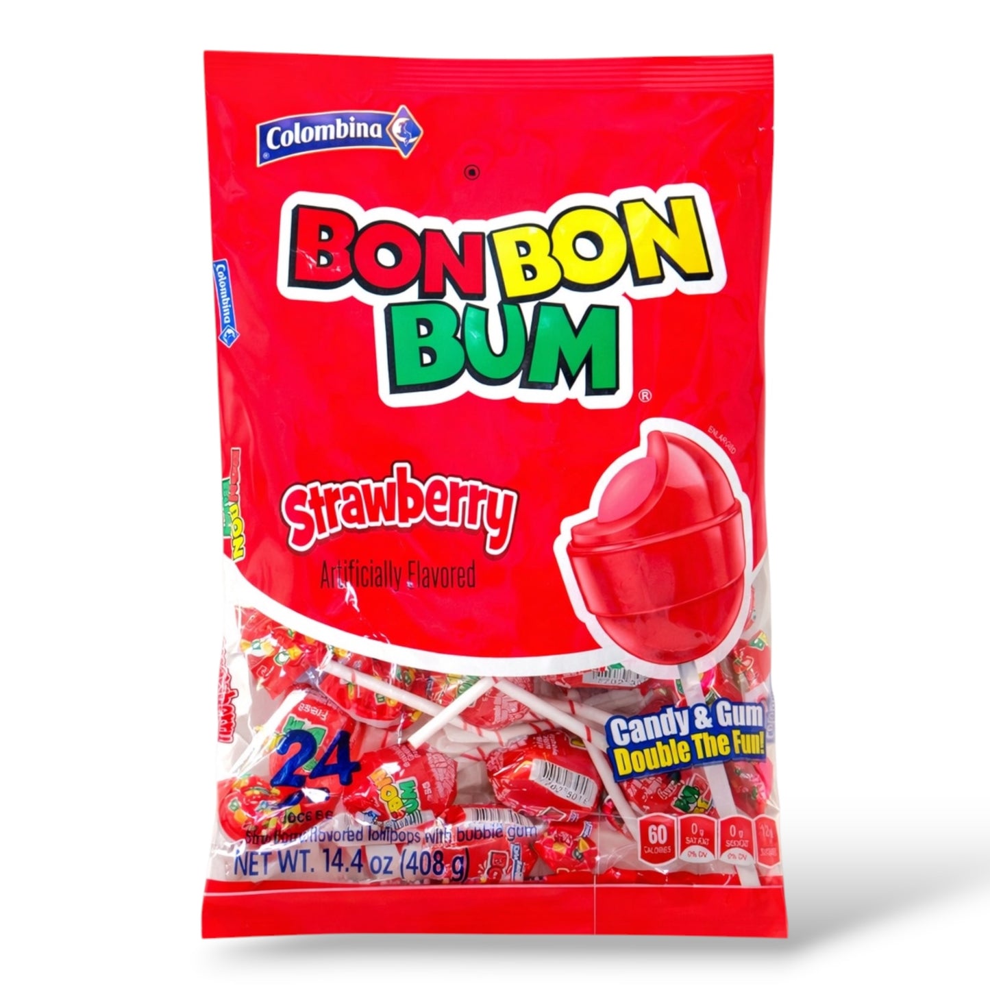 CHUPETE BOMBUM FRESA