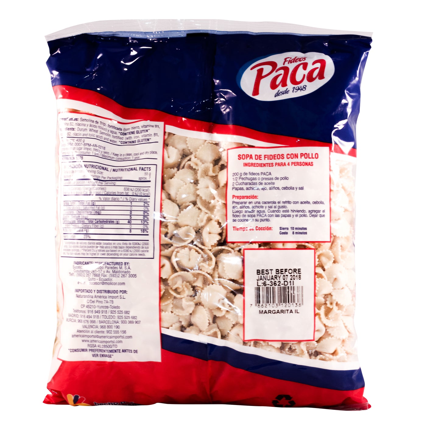PACA MARGARITA ILUSION X 14 OZ-Fabi Saa Online Sales LLC