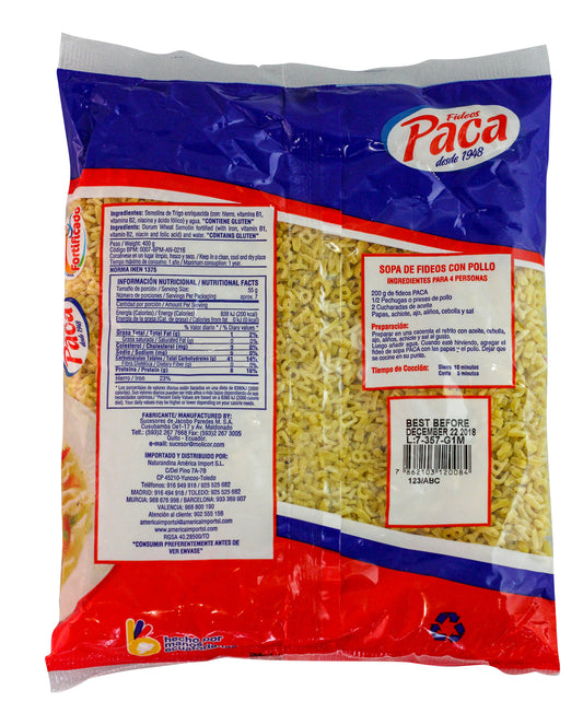 PACA ABC-123 X 14 OZ-Fabi Saa Online Sales LLC