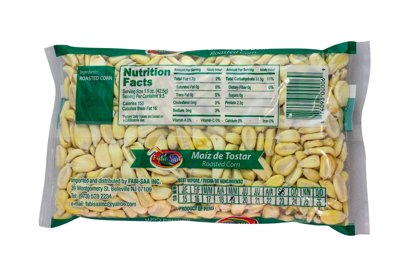 MAIZ DE TOSTAR X 14 OZ - Fabi Saa Online Sales LLC - fabisaa.com
