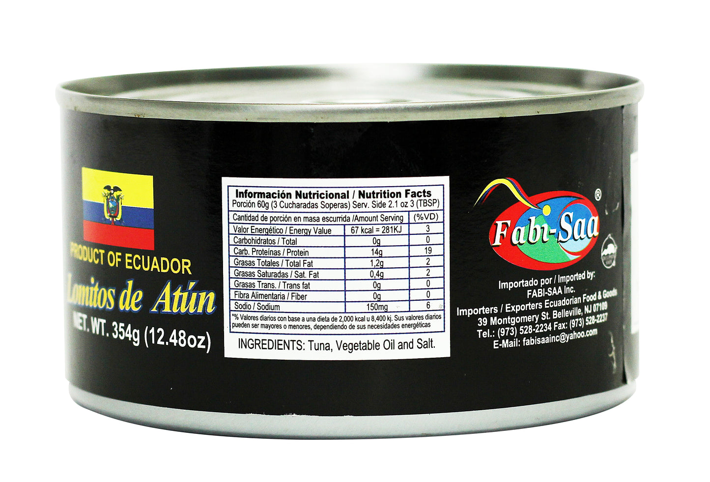 Atún en Aceite -12oz-Fabi Saa Online Sales LLC