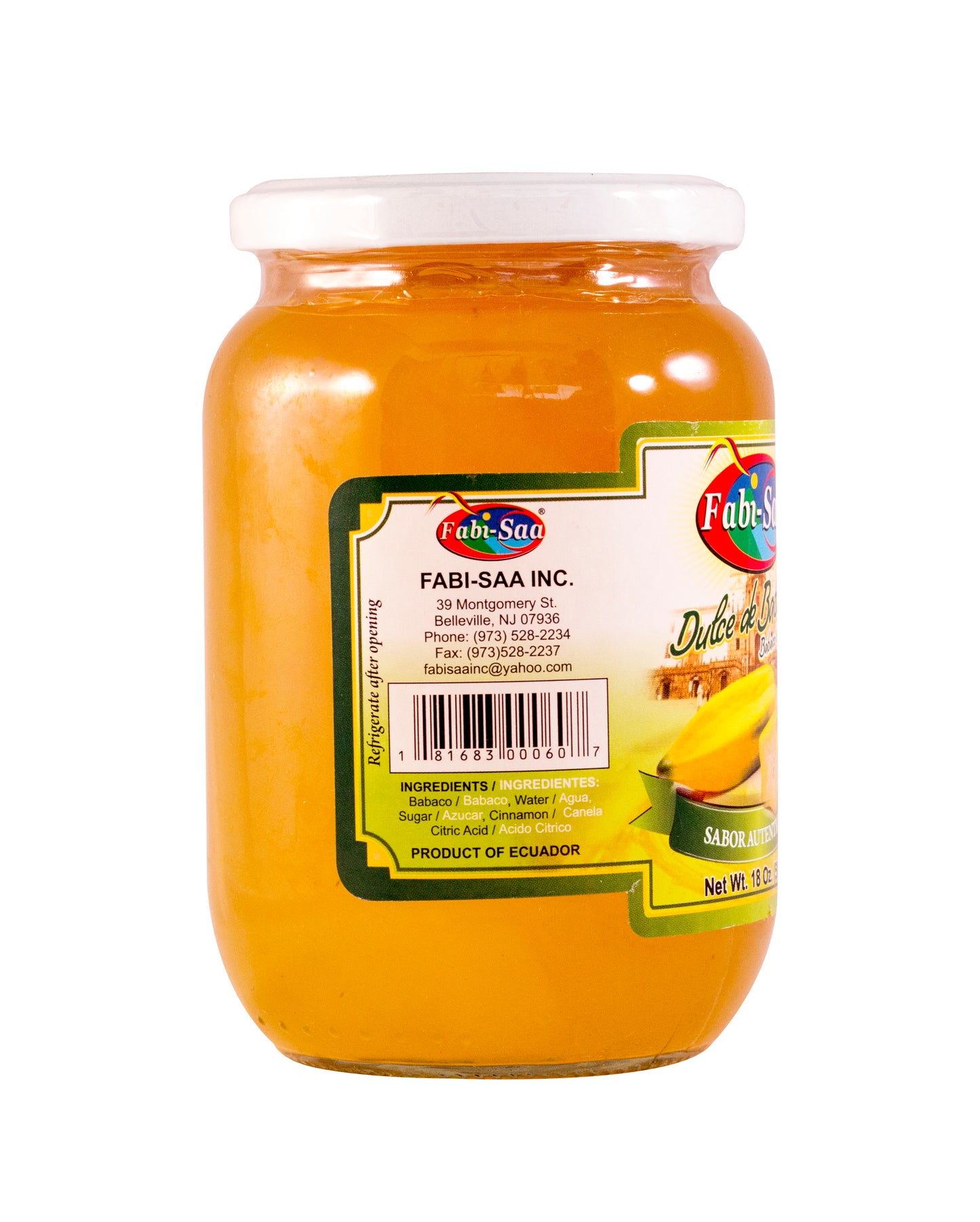 Dulce de Babaco-18 oz-Fabi Saa Online Sales LLC
