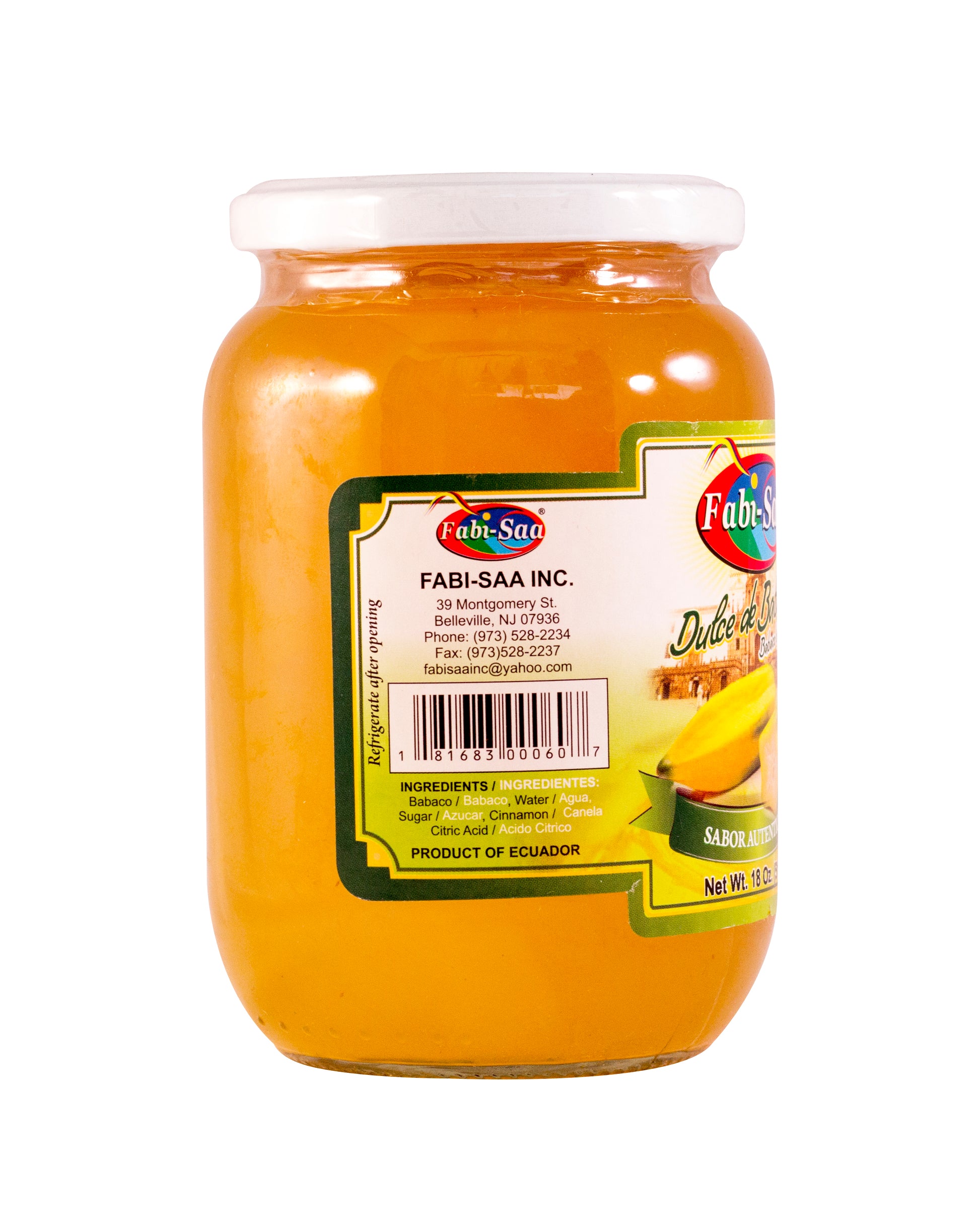 Dulce de Babaco-18 oz-Fabi Saa Online Sales LLC