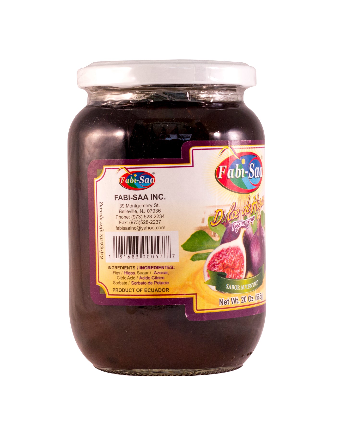 Dulce de Higos - 20oz-Fabi Saa Online Sales LLC