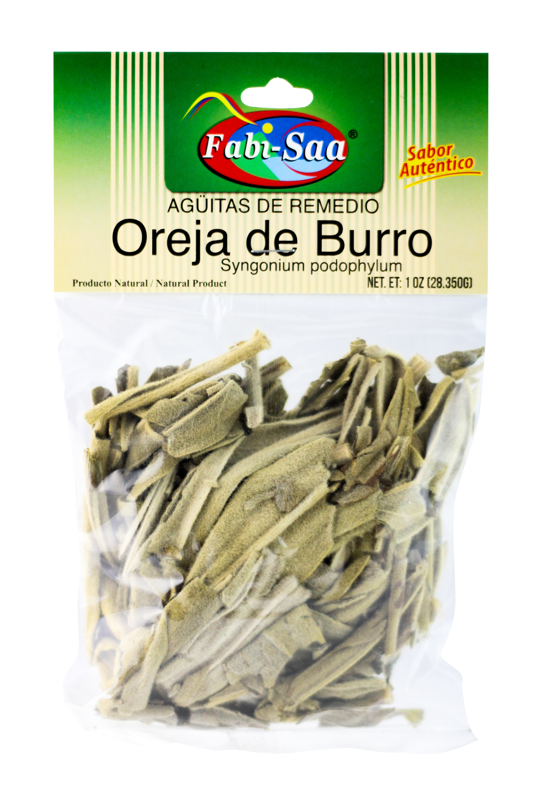 Agüitas de Remedio Oreja de Burro -1oz-Fabi Saa Online Sales LLC