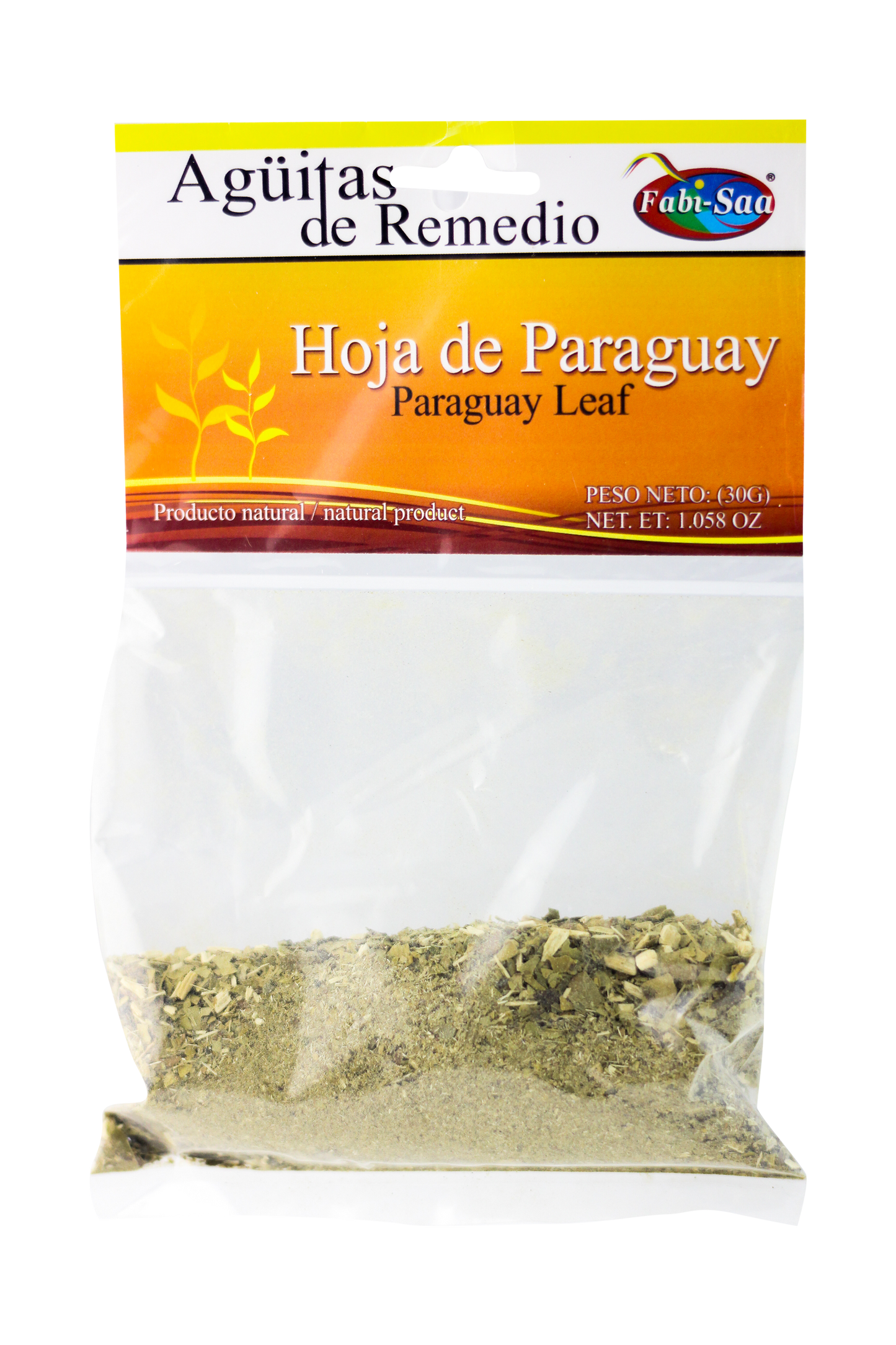 Agüitas de Remedio Hojas de Paraguay -1oz-Fabi Saa Online Sales LLC