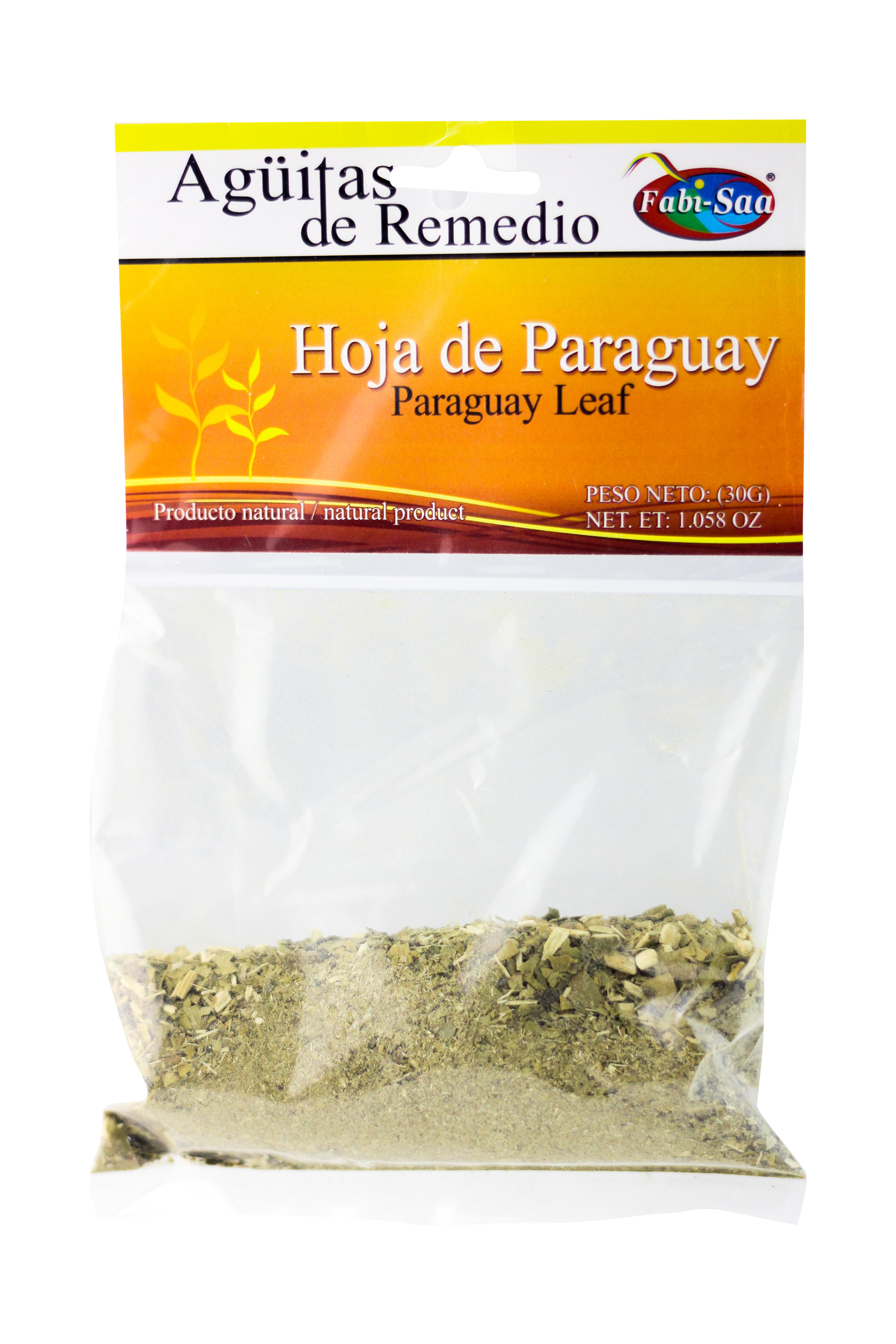 Agüitas de Remedio Hojas de Paraguay -1oz-Fabi Saa Online Sales LLC