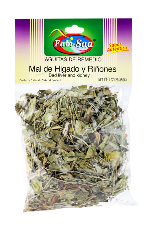 Agüitas de Remedio para el Mal de Higado y Riñones -1oz-Fabi Saa Online Sales LLC