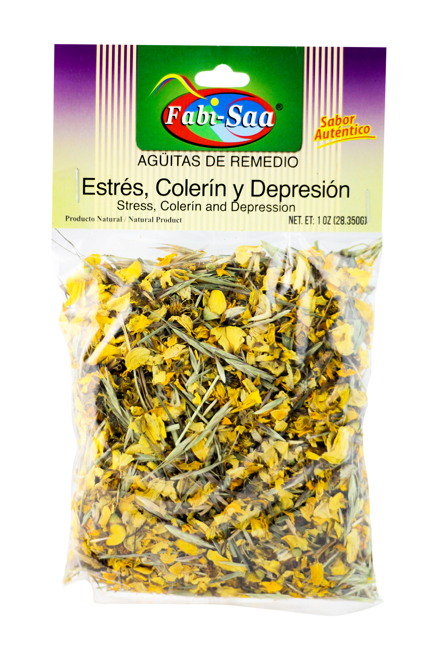 Agüitas de Remedio Estres, Colerin y Depresion -1oz-Fabi Saa Online Sales LLC