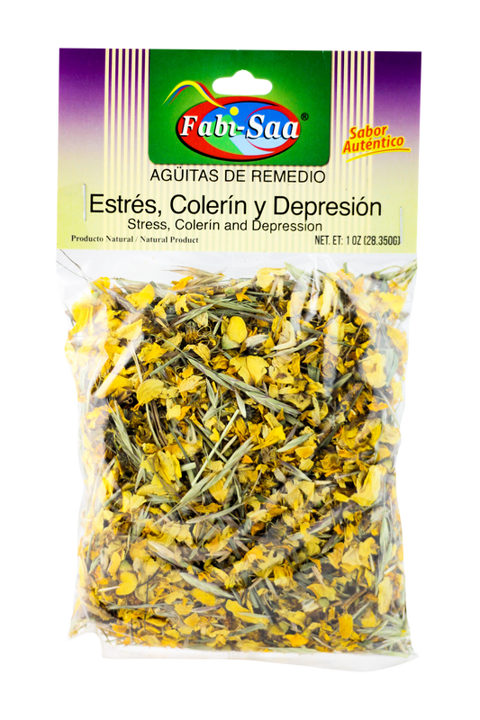 Agüitas de Remedio Estres, Colerin y Depresion -1oz-Fabi Saa Online Sales LLC