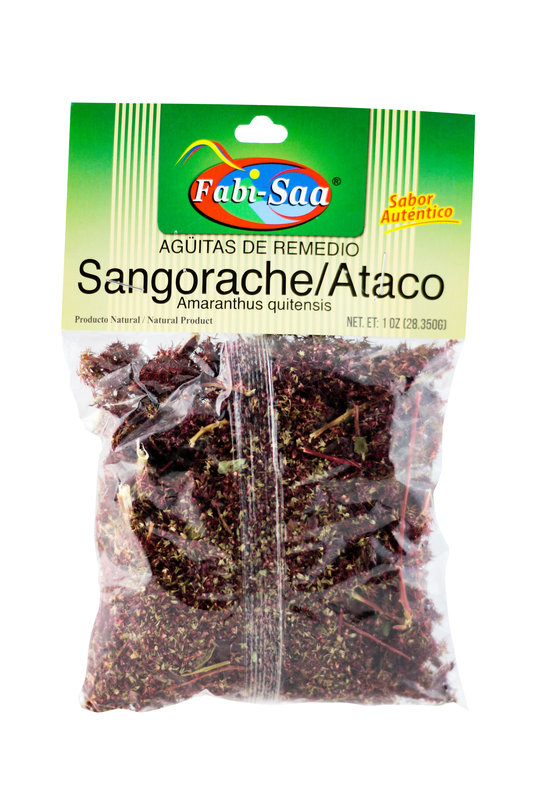 Agüitas de Remedio Hojas y Flores de Sangorache -1oz-Fabi Saa Online Sales LLC