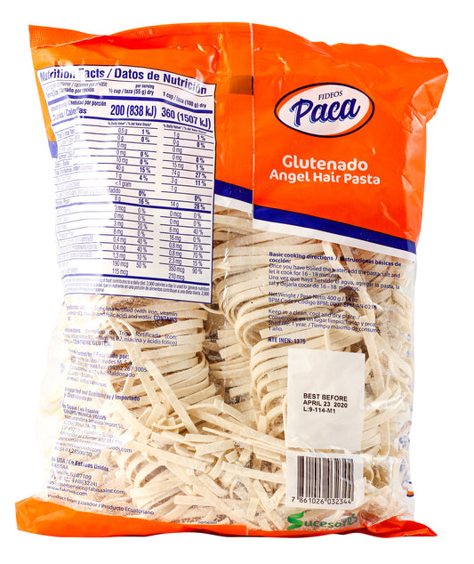 Tallarin Glutenado Paca -14 oz-Fabi Saa Online Sales LLC