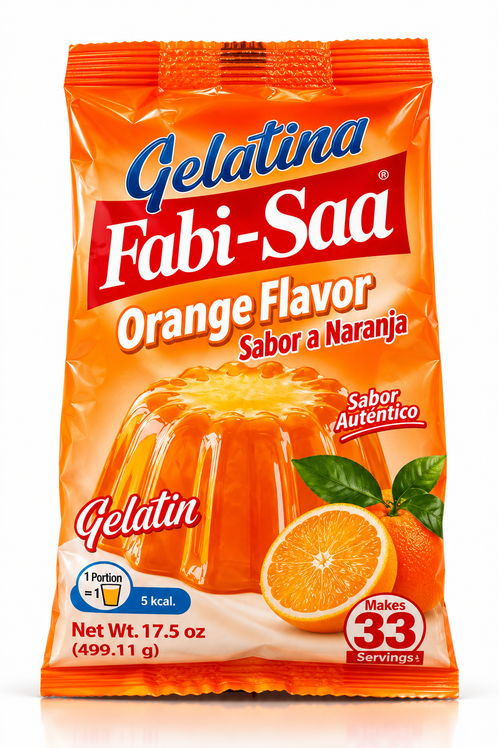 Gelatina Sabor a Naranja