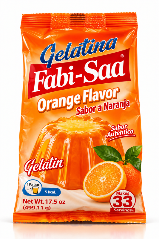 Gelatina Sabor a Naranja