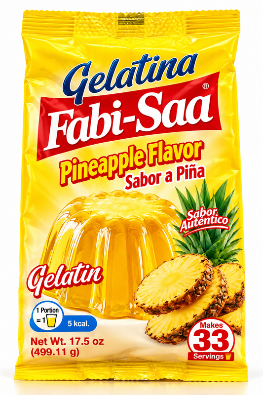 Gelatina Sabor a Piña
