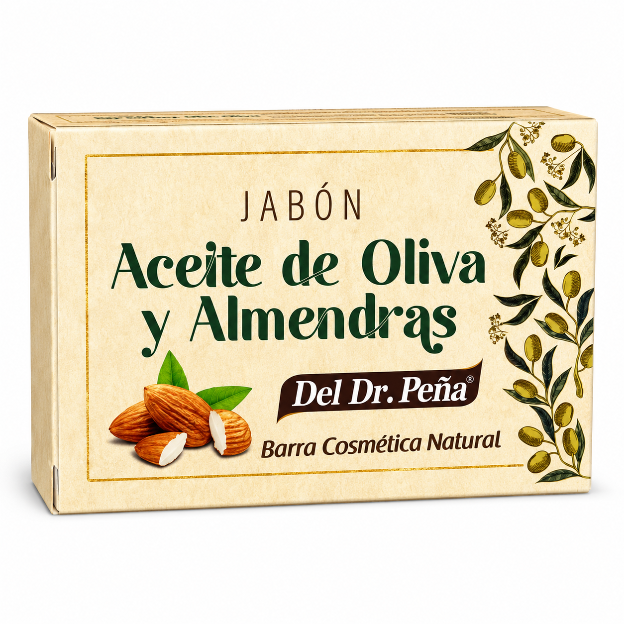JABON ACEITE DE OLIVA Y ALMENDRAS