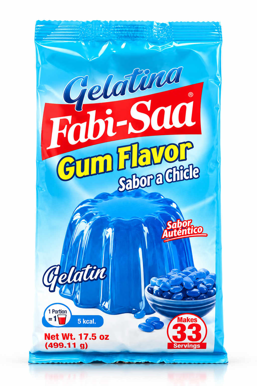 Gelatina Sabor a Chicle