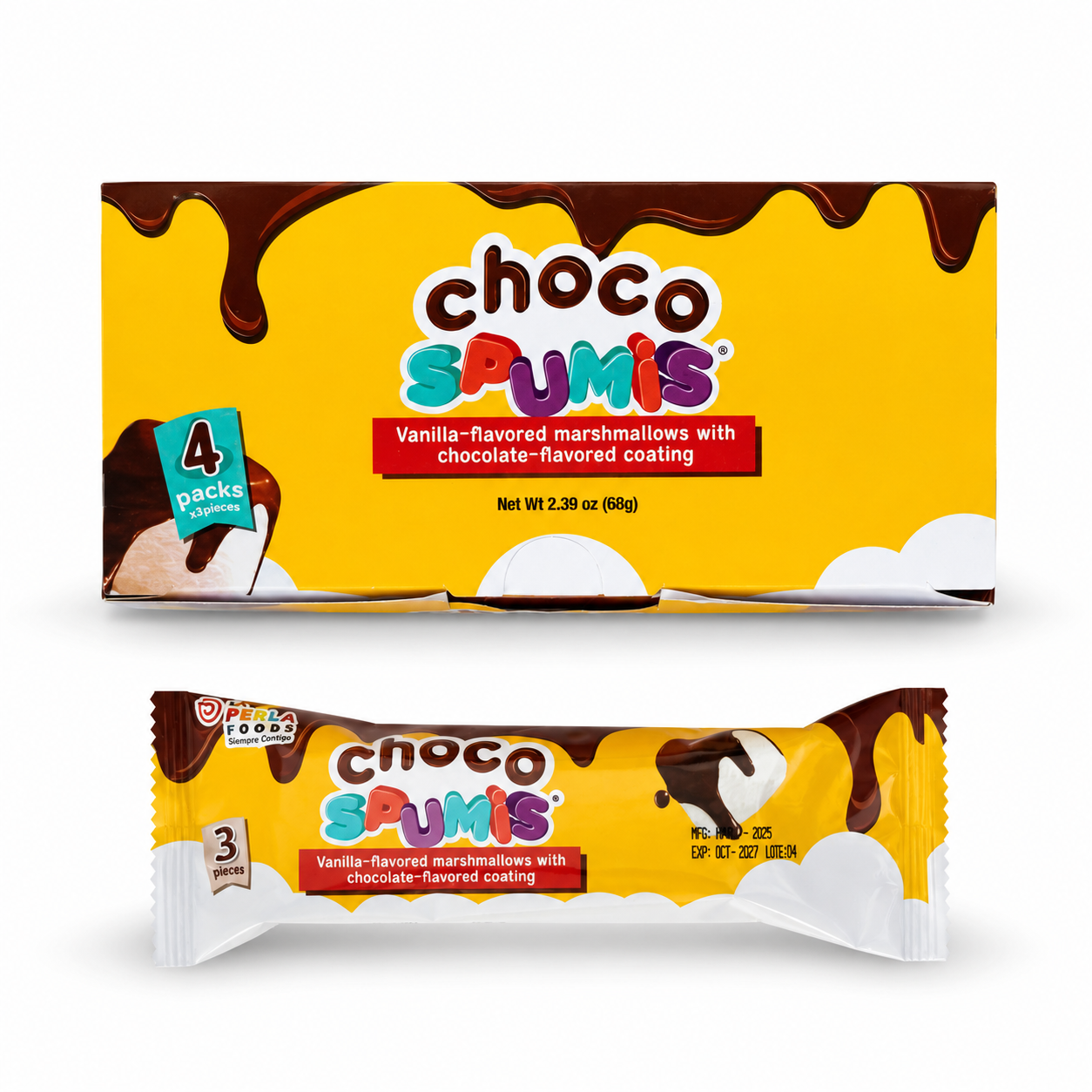 CHOCO SPUMIS 4 PAQUETES