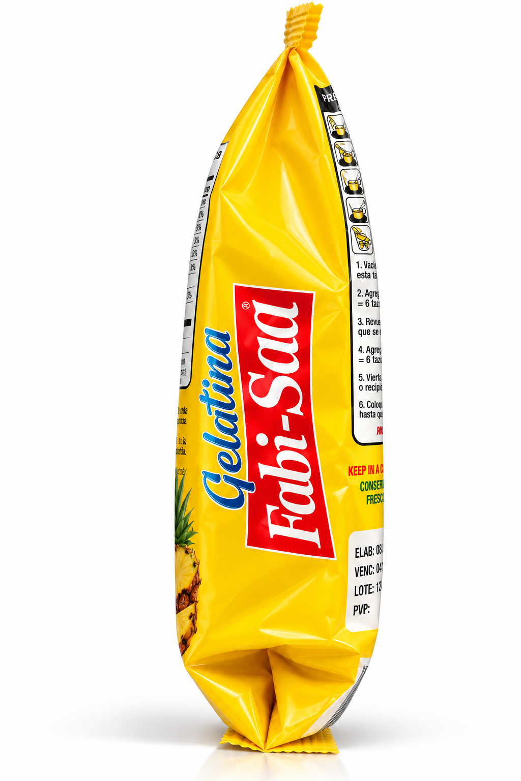 Gelatina Sabor a Piña