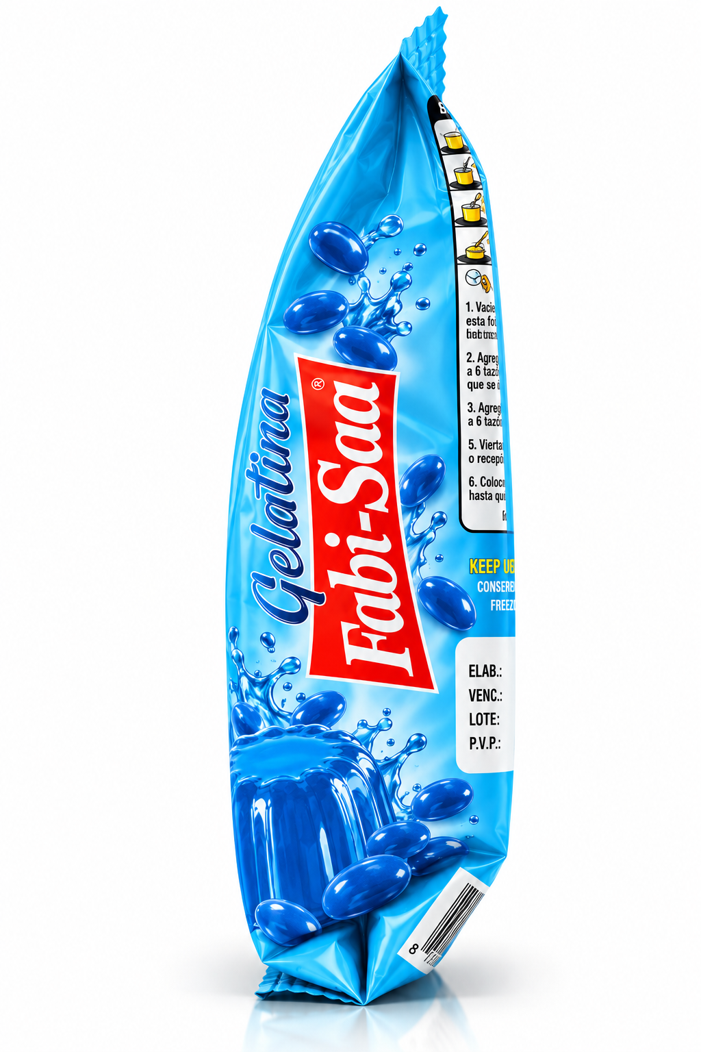 Gelatina Sabor a Chicle
