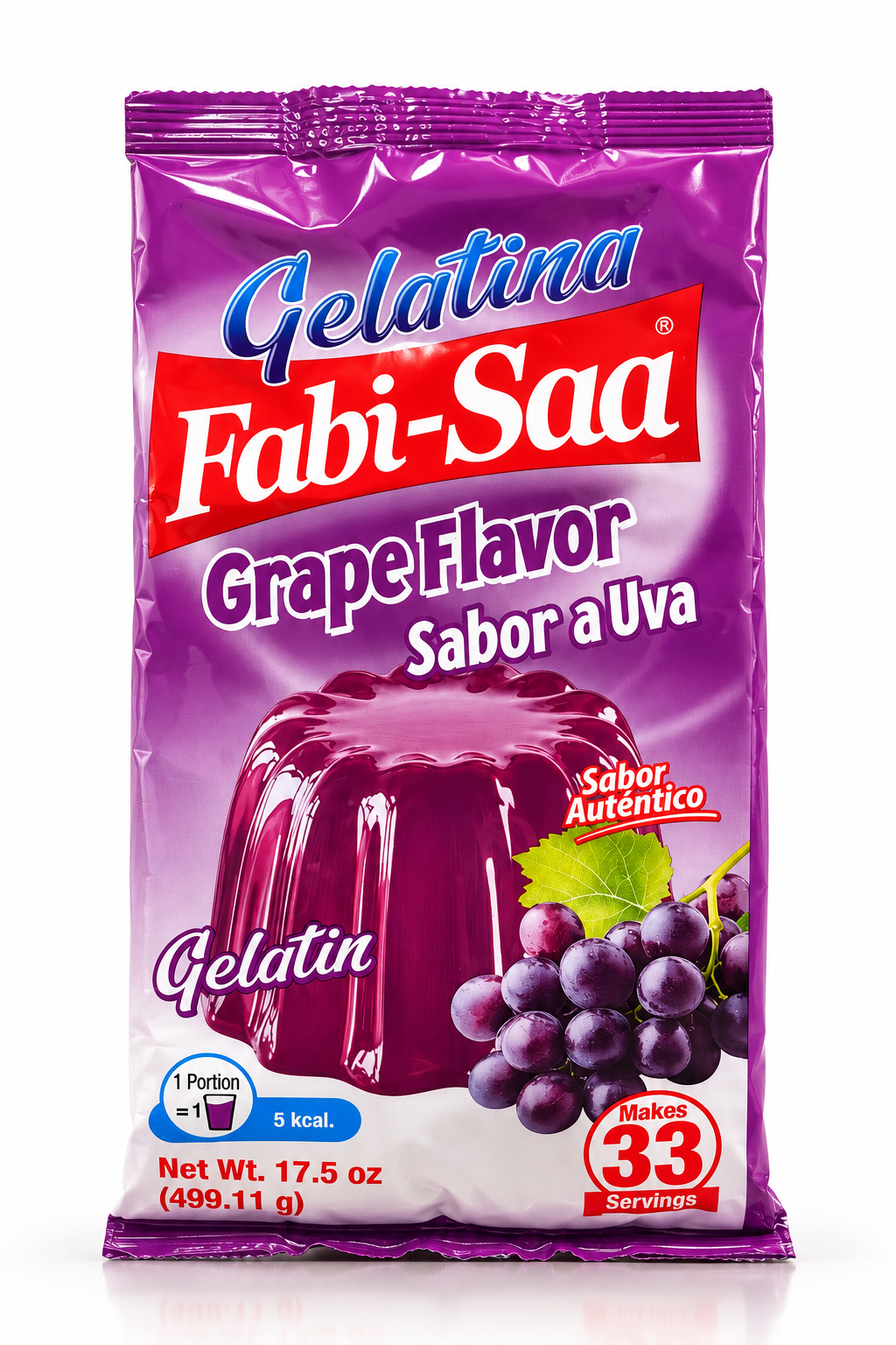 Gelatina Sabor a Uva
