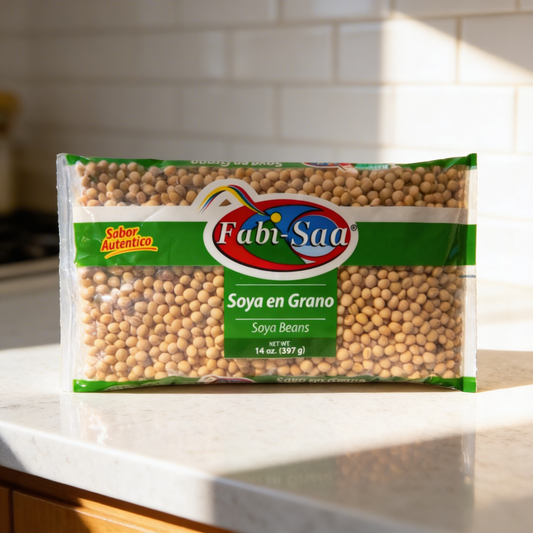 Soya en granos seco 14 oz