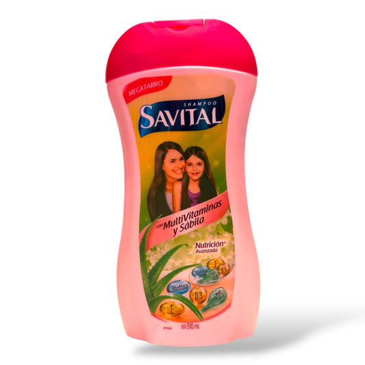 Shampoo con Multivitaminas y Sávila