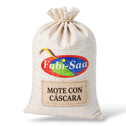 SACO MOTE CON CASCARA