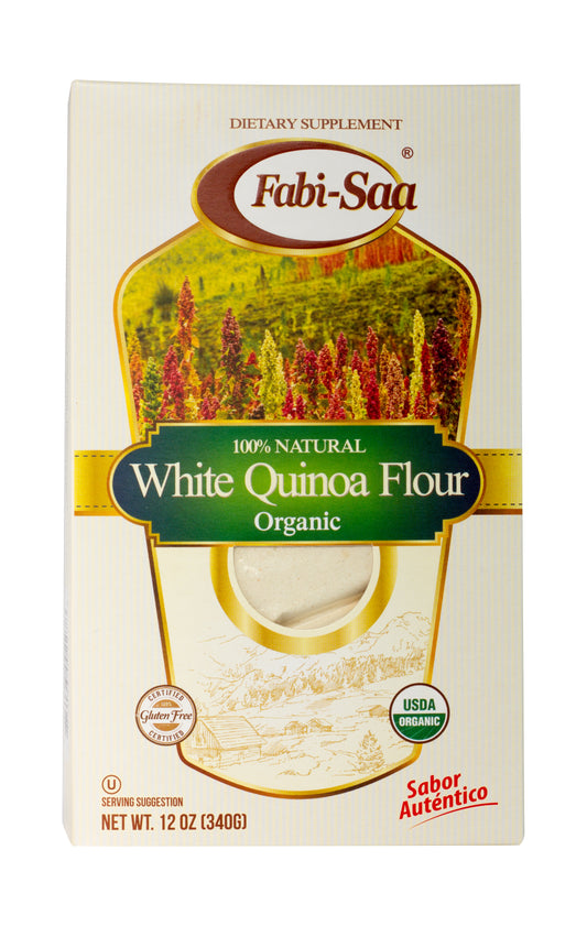 Harina de Quinoa Blanca Organica -12oz-Fabi Saa Online Sales LLC