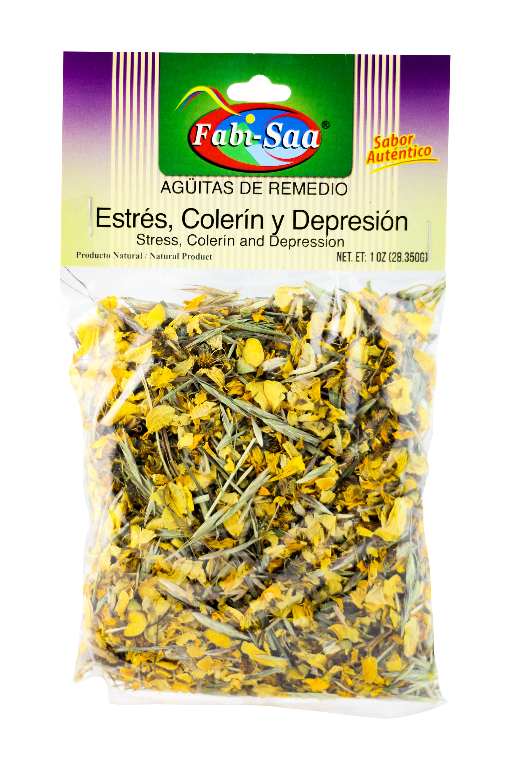 Agüitas de Remedio Estres, Colerin y Depresion -1oz
