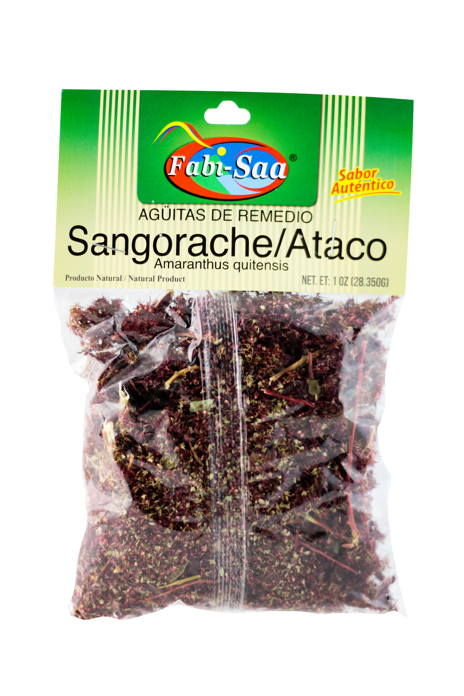 Agüitas de Remedio Hojas y Flores de Sangorache -1oz-Fabi Saa Online Sales LLC