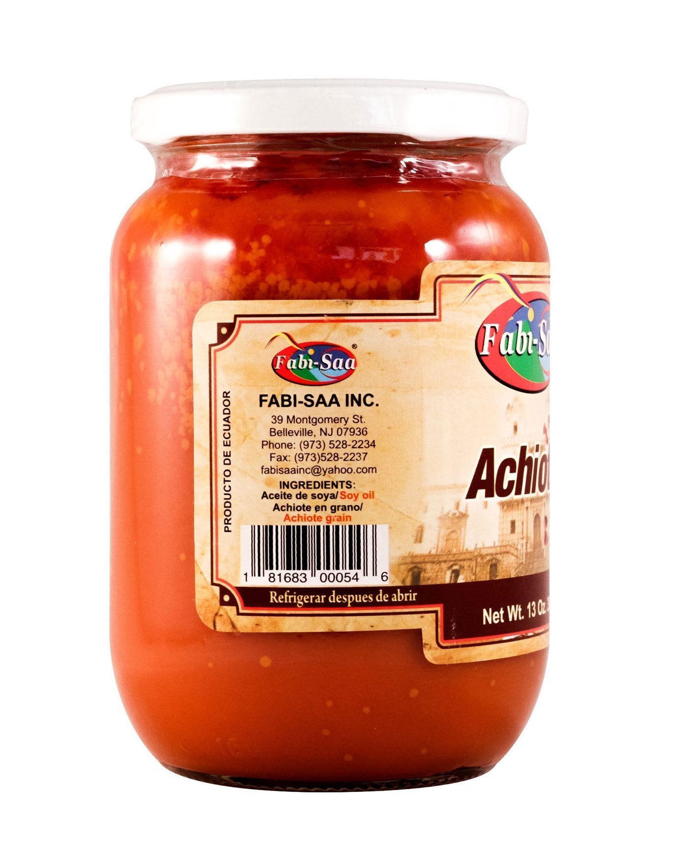 Achiote en Pasta - 13oz-Fabi Saa Online Sales LLC